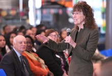 Arlington 2017 Jane Foley addresses assembly