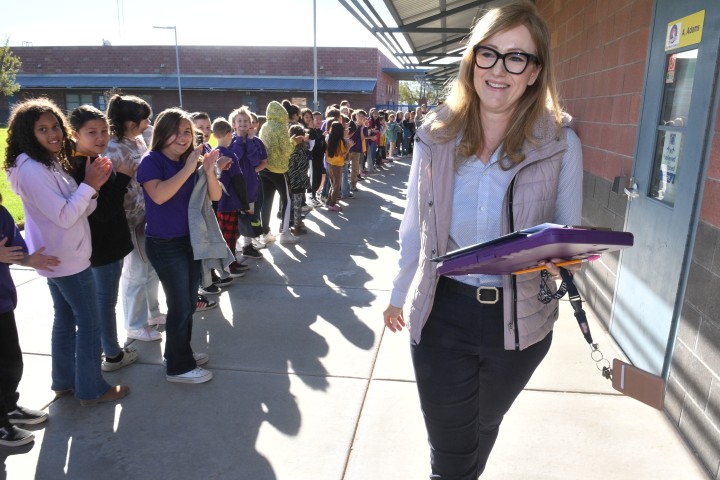 Camp Mohave Students Applause