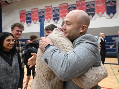 lchs chris reynolds hug