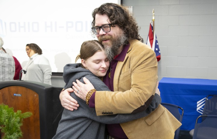 ohpcc ryan gilbert student hug hi res