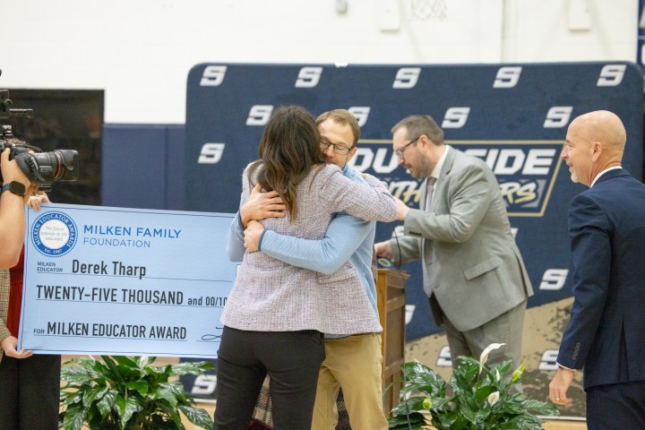 sms derek tharp principal hug