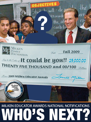 Milken Educator Award Presentation