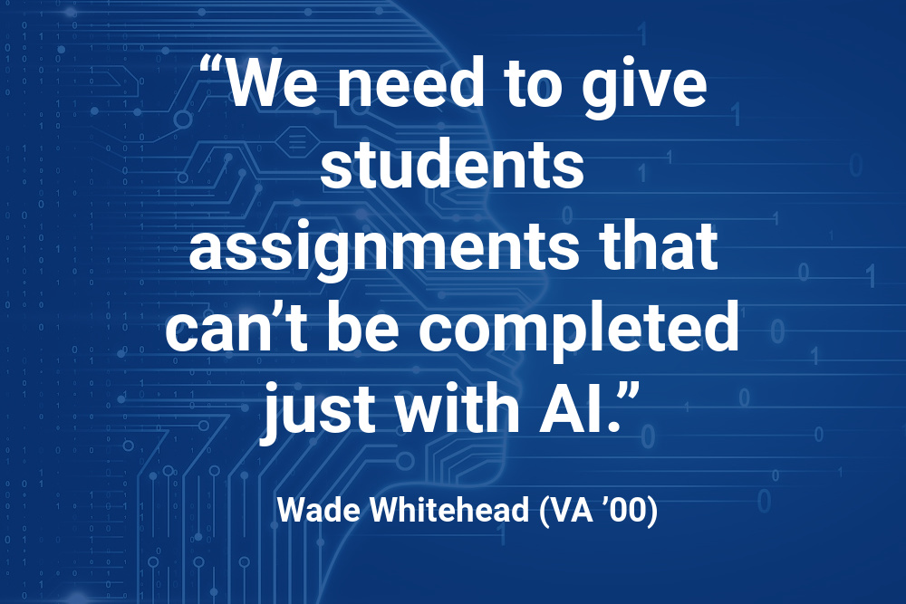 AI Wade Whitehead quote