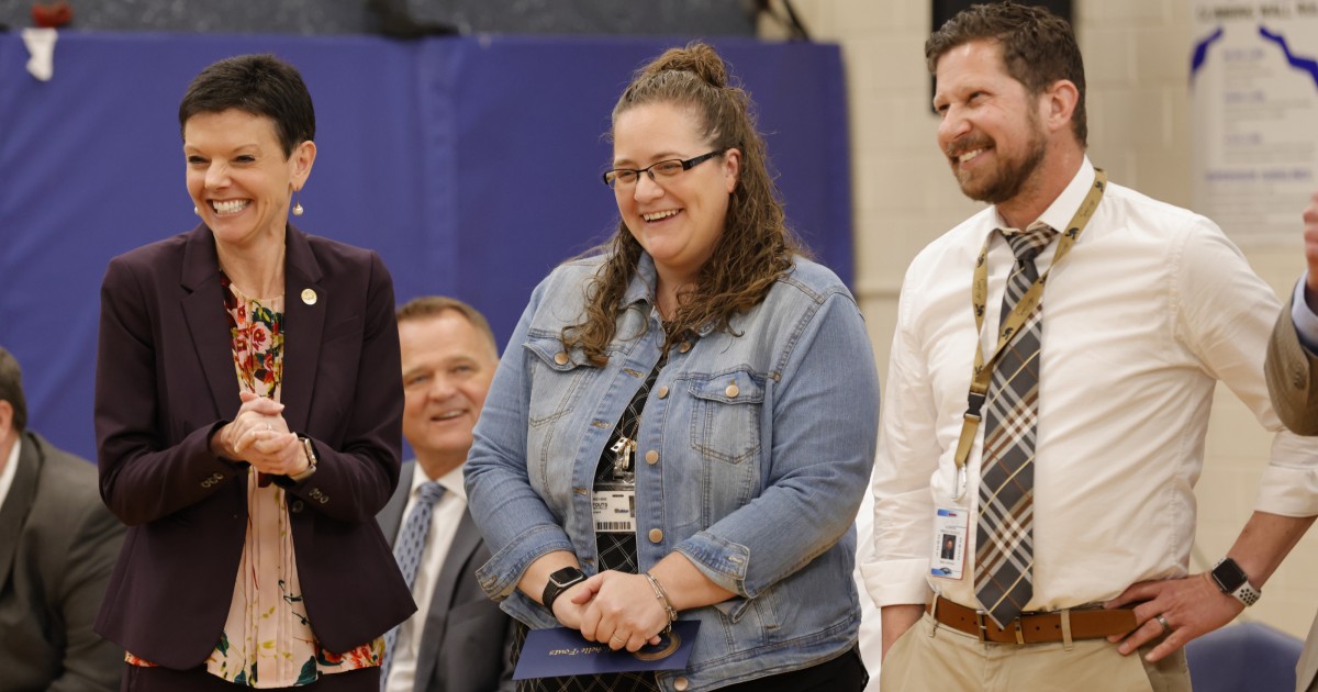 Michelle Fouts Wins NE Milken Award Photos Milken Educator Awards