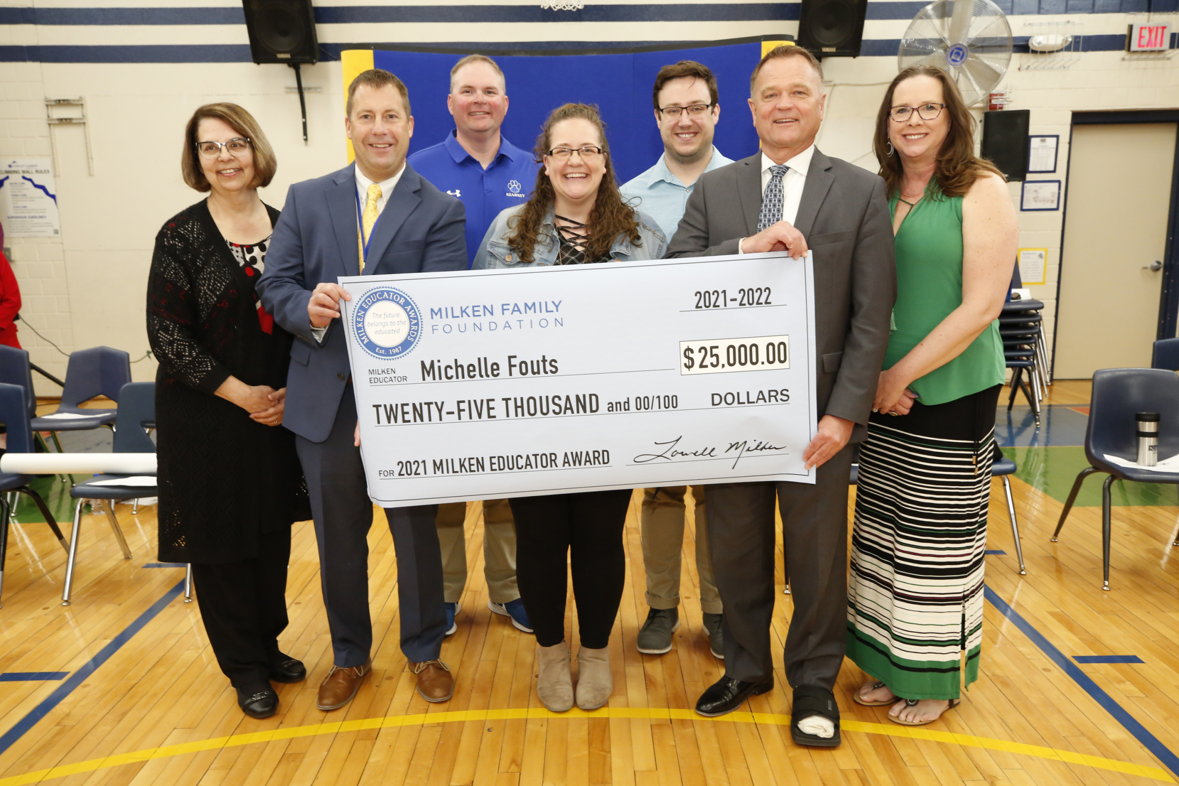 Michelle Fouts Wins NE Milken Award » Photos