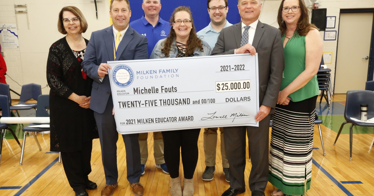 Michelle Fouts Wins NE Milken Award Photos Milken Educator Awards