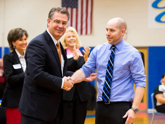 Gary Stark notifies Kevin Winters