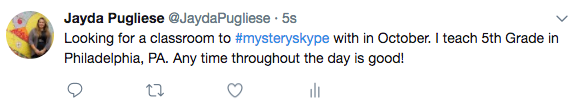 Jayda Pugliese Mystery Skype tweet