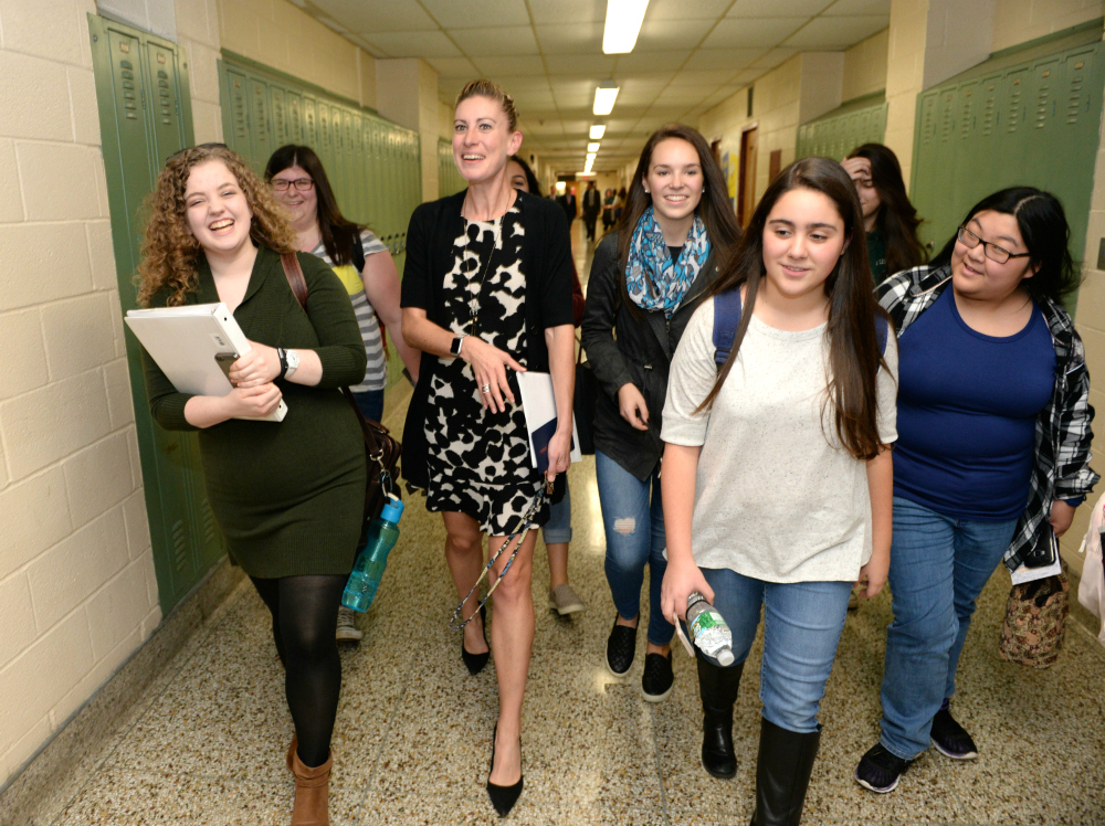 Lauren Jensen heads back to classroom 1000w