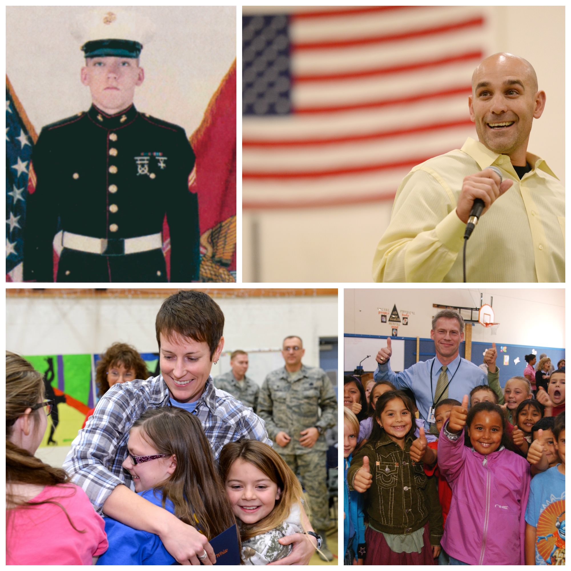 Milken Educator veterans collage