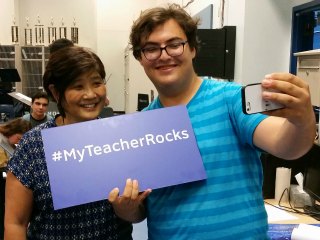 MyTeacherRocks at SaMoHi selfie 320x240