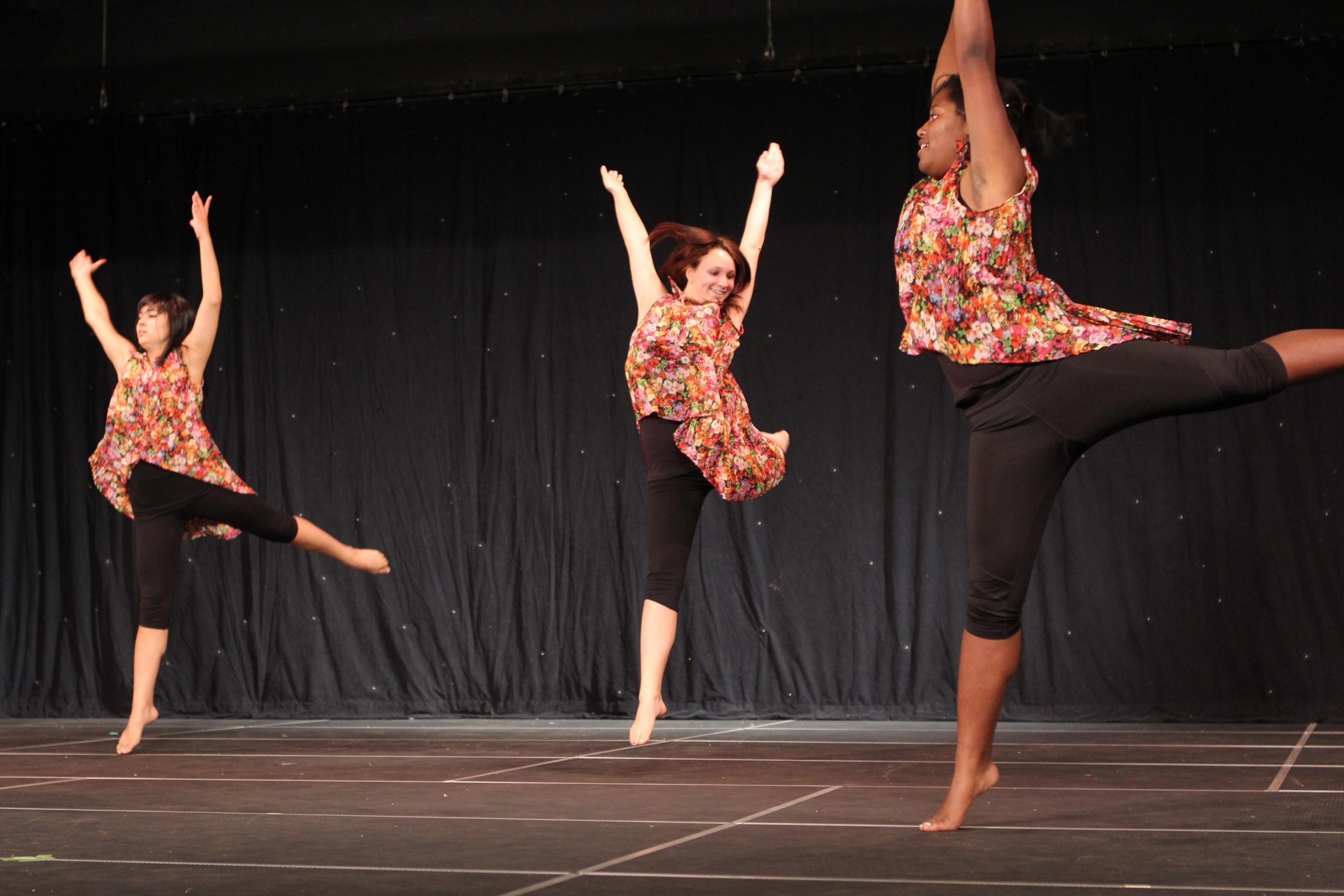 NPAC students perform the dance number No Matter Where You Are from the Throwback musical revue in 2014.