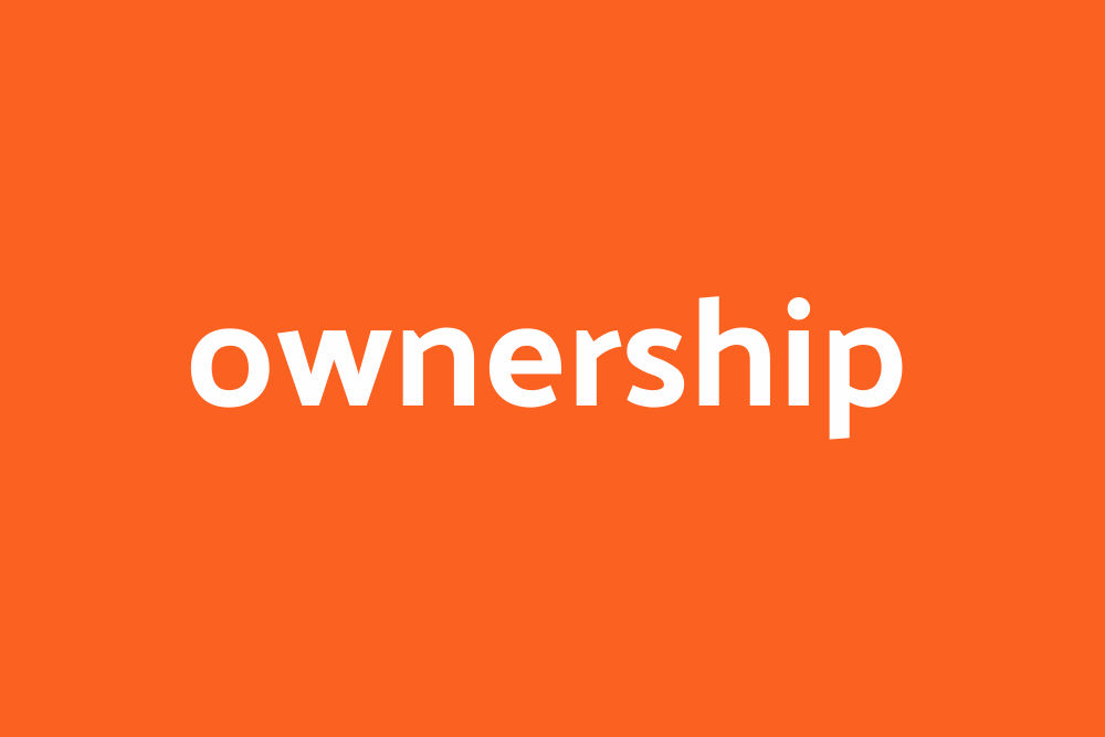 What students learned ownership 1000w