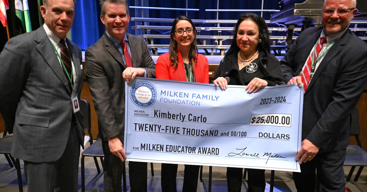 Kimberly Alexander Carlo, You&#039;re a New York Milken Educator! | Milken Educator Awards